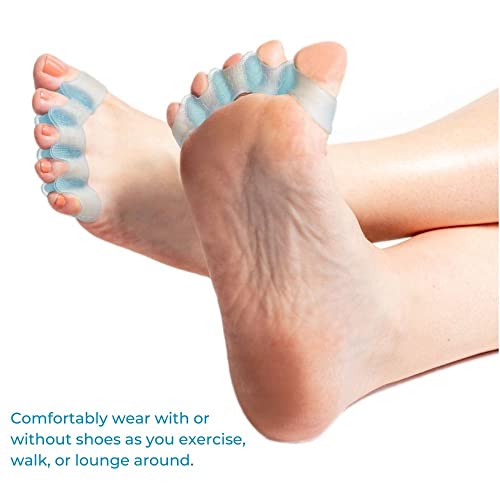 Naboso Splay - Gel Toe Stretcher, Separator And Straightener For Correction Of Bunions, Hammer Toes And Restore Natural Foot Shape #TOP1