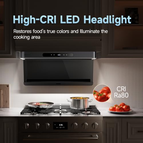 Arspura F1 16m/s Range Hood 30 Inch Non Make-Up Air Needed Wall Mount by Arspura - Image 8