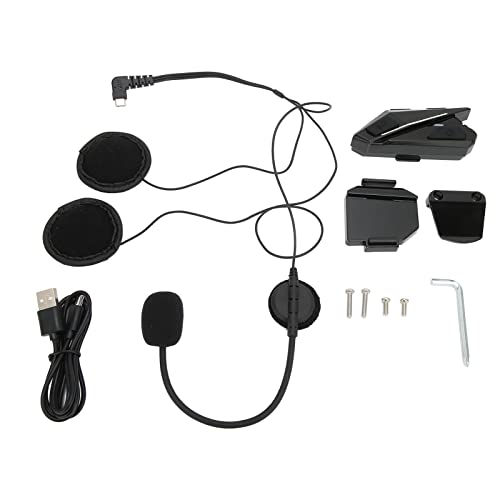 Auricular para casco de motocicleta YZ06 de ABS resistente al agua 4