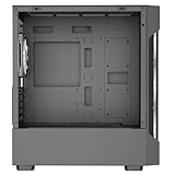 CiT Bolt Micro-ATX PC Computer Case With Tempered Glass Front Panel & Tempered Glass Side Panel With Motherboard Compatibility & 4 x 120mm ARGB Infinity Fans Included - Image 5