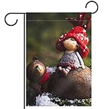 Bruant Poupée Fille Et Ours Drapeau De Vacances Décoratifs Drapeau Pirate Personnalisé Drapeau De Jardin Bienvenue Pour Bar Anniversaire Maison 30X45Cm