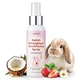 ulroyda Entwirrungsspray für Kaninchen, Erdbeerduft, 100 ml