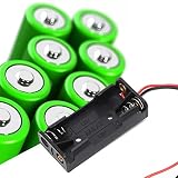 Uchwyty na baterie, 10 sztuk 2X 3X AAA plastikowe pudełko z kablem do zabawek elektronicznych, urządzeń gospodarstwa domowego, pilota (2X AAA)
