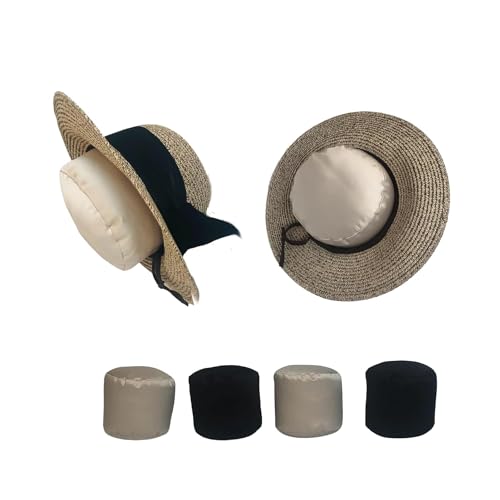Fabrinique Hat Pillow | Designed to Protect a Hat | Perfect for Travel & Storage of Hats | Black