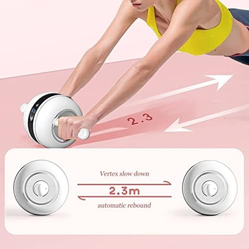 ETATOI Fitness Exercise Equipment for Home Gym with Knee Pad, Automatic Rebound, Abdominal Muscles Trainer, AB Roller Wheel, for Core Abs Rollout Exercise Home Gym Workout