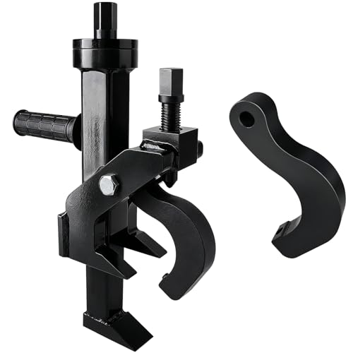 Image of Heavy Duty Pneumatic Tire Bead Breaker for Farm & Tractor Tires - Secure Grip Design with Dual Set Screws - Ideal for On-Wheel Tire Removal on Cars, ATVs, Mowers & RVs