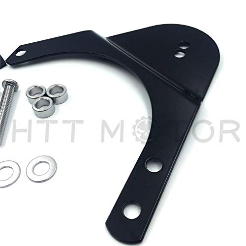 Httmt Mt503-004-Bk Black Rear Docking Hardware Kit Compatible With 1997-2008 Harley Davidson Touring Road King Road Glide Electra Glide Standard Street Glide #TOP4