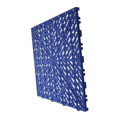 Warmhm Grille Plate Interlocking Plastic Garage Floor Tiles for Car Wash Non-slip Balcony Flooring Drainage Mat for Outdoor Shower Deck