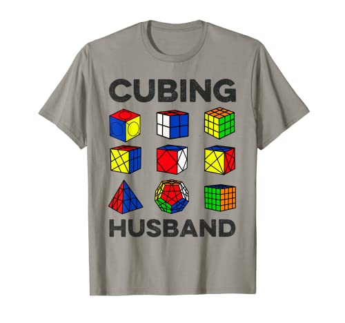 Cubing Husband Funny Speed Cubing Amoureux de mathématiques T-Shirt