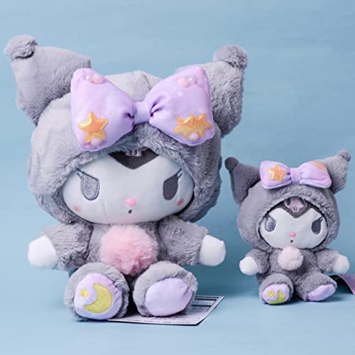 Cute Plush Dolls,9.8In/25Cm My Melody Plush Toys,Kawaii Kromi Plush Dolls,Cartoon Stuffed Animals My Melody Cinnamoroll Plush Toy Anime Kawaii Cute Soft Plushie Appease Girls Doll Toys Gifts (Kuromi) #TOP2