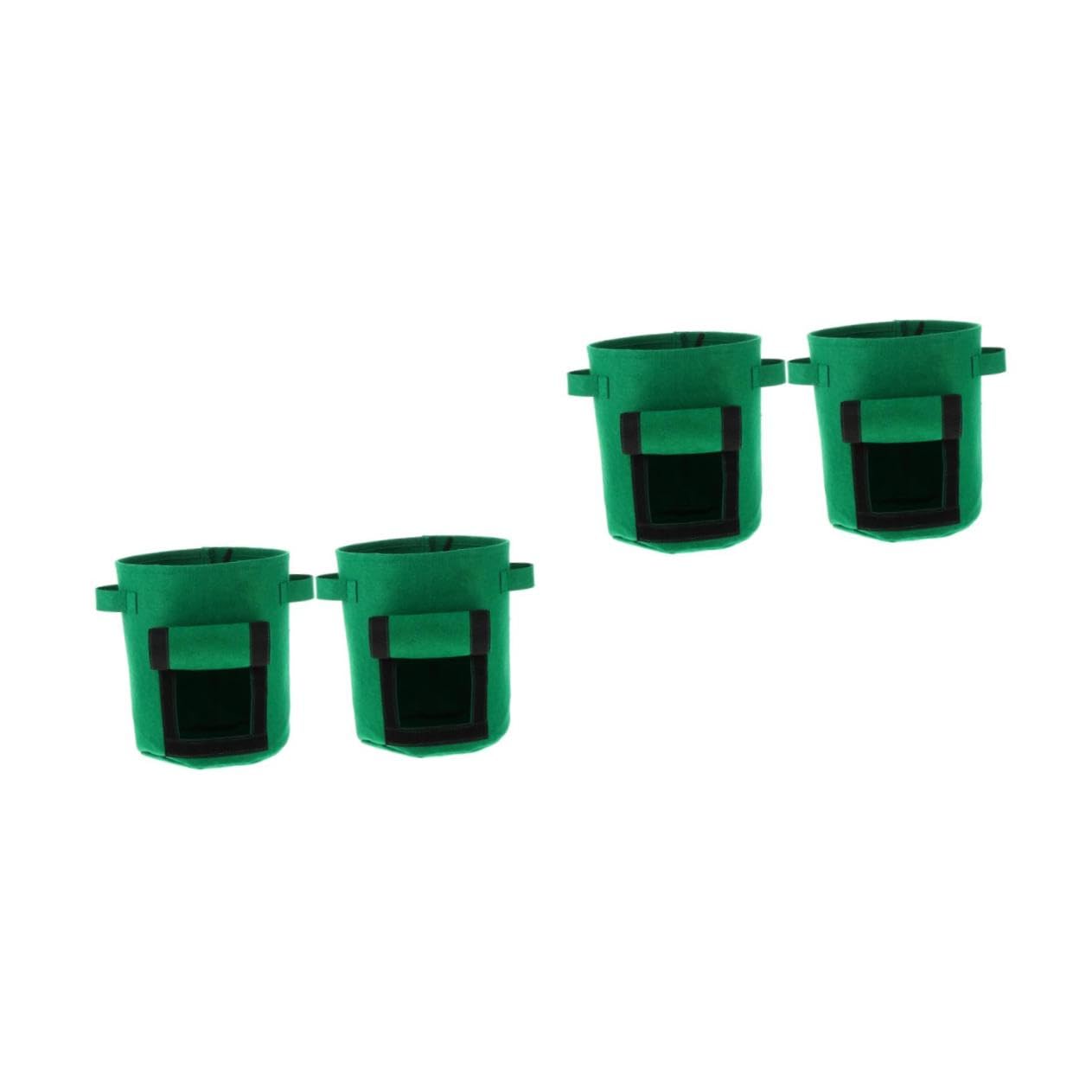 Toddmomy 2 Sätze Pflanzsack Atmungsaktive Pflanzenbeutel Für Kartoffeln Und Tomaten Gallonen Wasserdichtes Material Robust Und Wiederverwendbar 2 Stücke * 2