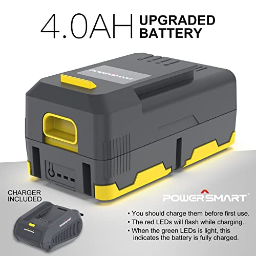 Powersmart 40V 13" Cordless String Trimmer & Leaf Blower Combo Kit, 40V 4.0Ah Battery & Charger Included #TOP6