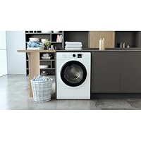 Bauknecht BPW 914 A Waschmaschine Frontlader/ 9kg/ kraftvolle Fleckentfernung/Kurz 45 / Clean Plus/Kurz 30 / Anti-Allergie Plus/Mengenautomatik/Option Extra Touch/Dynamic Inverter Motor, Weiß – Ansicht 9