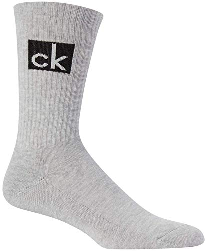 Calvin Klein Men’s Athletic Socks – Lightweight Cotton Blend Crew Socks (8 Pack), Size Shoe Size: 7-12, Black/White/Grey #TOP4