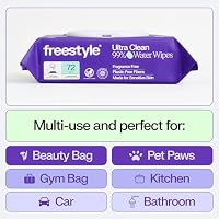 Freestyle Soft Jumbo Baby Wipes, Hypoallergenic and Unscented, Water-Based Wet Wipes for Babies, Finely Suited for Sensitive Skin, Thick & Oversized, Pack of 12, 72 Wipes Per Pack — image 7
