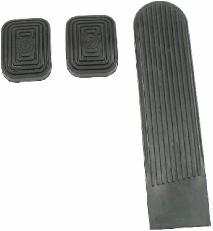 Pedal Pad Kit, 3-Piece, Fits Stock VW Pedal Systems, Compatible with Dune Buggy