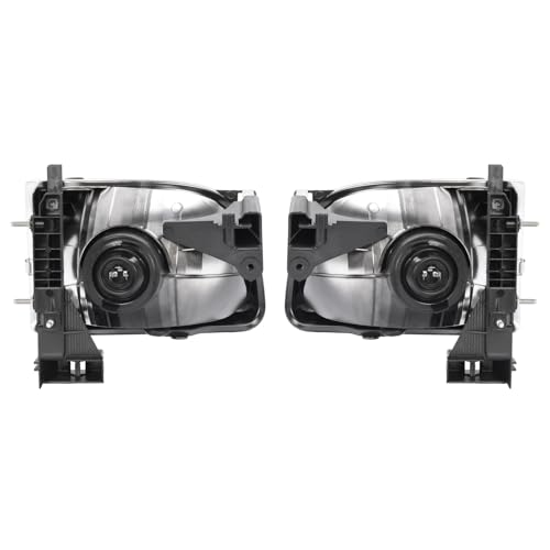 SAFAUTOPARTS Headlights Assembly for 2001 2002 2003 2004 Toyota Tacoma Headlamps Replacement with Corner Parking Turn Signal Lights Lamps Assembly,Chrome Housing Amber Reflector by SAFAUTOPARTS - Image 8
