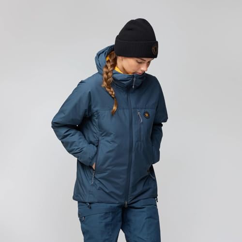 Fjällräven Damen Bergtagen 60 Insulation Jacke, Black/Deep Forest, L