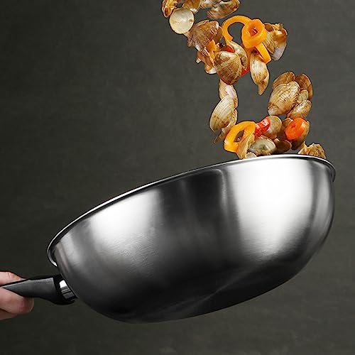 Wok de Acero al Carbono con Base Plana miniatura 2