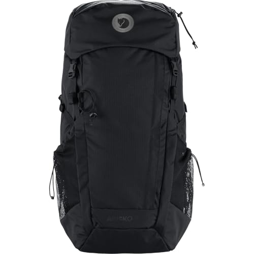 Fjällräven Abisko Hike 35L - Mochila de trekking unisex, color negro, M/L Fjällräven Abisko Hike 35L - Mochila de trekking unisex, color negro, M/L