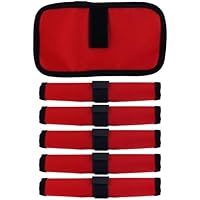 Gosknor 6pcs Fishing Lure Wraps, Protective Lure Shield Covers Oxford Cloth Hook Bait Wraps for Fishing Rod Protection and Safe Storage