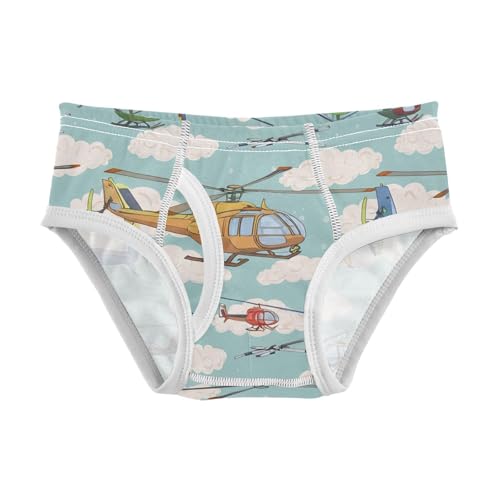 Colorful Helicopters Clouds Toddler Boy's Underwear 2T 202c1421