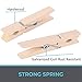 100pcs Clothes Pins Wooden Clothespins 3inch Heavy Duty Wood Clips for Hanging Clothes Pictures Outdoor