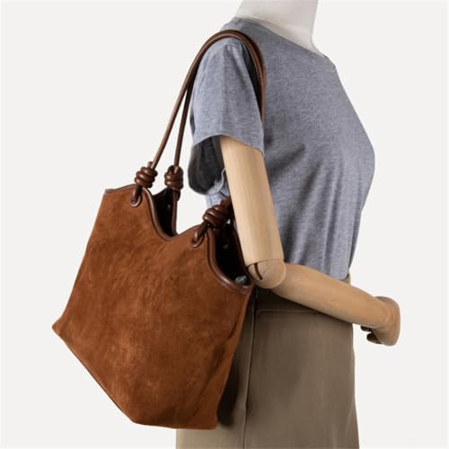 Bolso Hobo de gamuza para mujer miniatura 2
