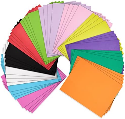 48 Pack Multicolored 2mm EVA Foam Paper Sheets for DIY Cosplay, Costumes, Arts and Crafts Projects (9x12 in)