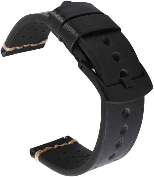 Cowhide Strap Universal 18mm 20mm 22mm 24mm Suture Quick Release Watch Accessories Leather Watchband