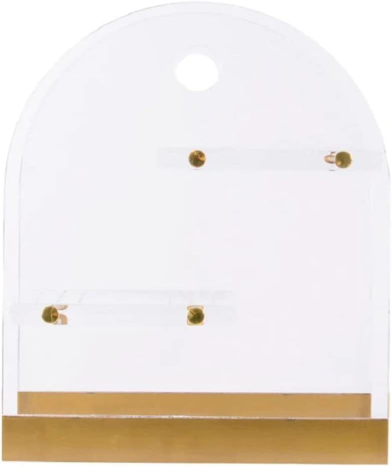 Odette Lucite Stool – by Alice Lane Home Collection – Step Stool – Blends Seamlessly into Closets and Pantries – Elegant & Timeless Design Style – Kitchens, Study, Library, & Office