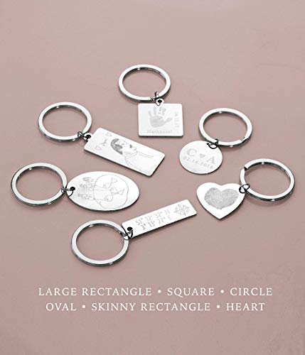 Handwriting Keychain With Your Personalized Signature Or Message, Personalized Gift Idea, Actual Handwriting, Oval Disk #TOP1