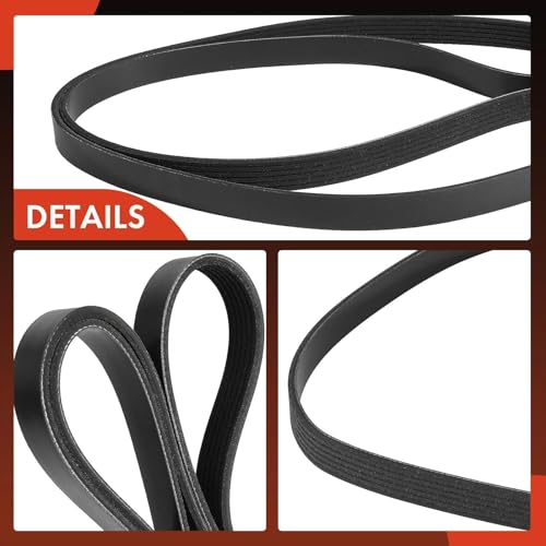 A-Premium 71.42 In Serpentine Drive Belt Fit For Chevrolet & GMC & Cadillac - Silverado 1500 2014-2018, Suburban/Tahoe 2015-2020, Sierra 1500 2014-2018, Yukon/Yukon XL/Escalade/Escalade ESV 2015-2020 by A-Premium - Used condition - Image 8