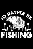 i'd rather be fishing lover funny fisherman humor cool fish: fisherman gifts boat accessories fishing | dot grid journal, notebook or organizer | ... book, scheduler, task checklist | 6x9 inches