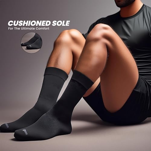 Penn Ultimate Comfort Men's Athletic Cushioned Crew Socks |Ideal for Sports, Gym, Hiking & Everyday Wear4