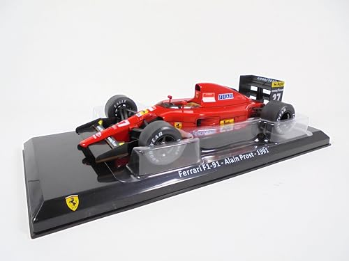 OPO 10 - Formule 1 Compatible avec Ferrari F1-91 Alain Prost 1991-1/24 Voiture Miniature - GF037