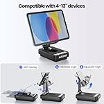 Gift for Men Women, 4 in1 Call Phone Stand with Wireless Bluetooth Speaker and Power Bank (5000mAh) & Colorful Ambient Light, Charging Bank for iPhone/Android, Birthday Gifts for Dad Mom - Image 5