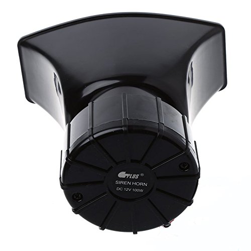 GTP 100W 7 Tone Partol Car Truck Siren Emergency Sounds Electric Horn with Mic PA Microphone Speaker System Amplifier Megaphone Fire Ambulance Hooter Traffic Sound - Thumbnail 4