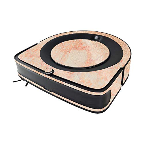 Image of MightySkins Glossy Glitter Skin Compatible with iRobot Roomba s9 Vacuum - Flashy Apricot Marble | Protective Durable High-Gloss Glitter Finish | Easy to Apply | Made in The USA