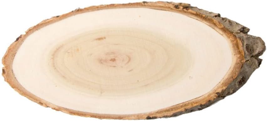 5 Pcs Oval Pine Wooden Hanging Board Pendant for Home Bars