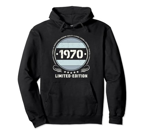 Camisetas vintage de 1970 para mujer, retro, divertidas, cumpleaños de 1970 Sudadera con Capucha