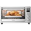 TOSHIBA ChefFry Air Fryer Toaster Oven Combo, 26.4 QT Large Capacity, 12-in-1 Countertop Toaster Oven, Stainless Steel