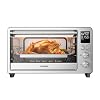 TOSHIBA ChefFry Air Fryer Toaster Oven Combo 264 QT Large Capacity 12 in 1 Countertop Toaster Oven Stainless Steel