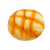 水感スクイーズ 最新 スクイーズ お菓子 パンケーキ プリン スイーツ リアル ぷにぷに もちもち 袋 ケース パウチ 袋のまま 柔らかい もちもち 水感 粘着 ねっとり 触感 感触 触り心地 かわいい 韓国 SNS ストレス解消 シリコン 食べ物 食品 (メロンパン)