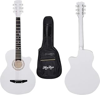 Megarya 38 Inch White Cutaway
