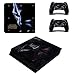FENGLING Ps4 Slim Skin Stickers Playstation 4 Slim Vinile Decalcomanie Adesivo per Playstation4 Slim Console e Due Controller