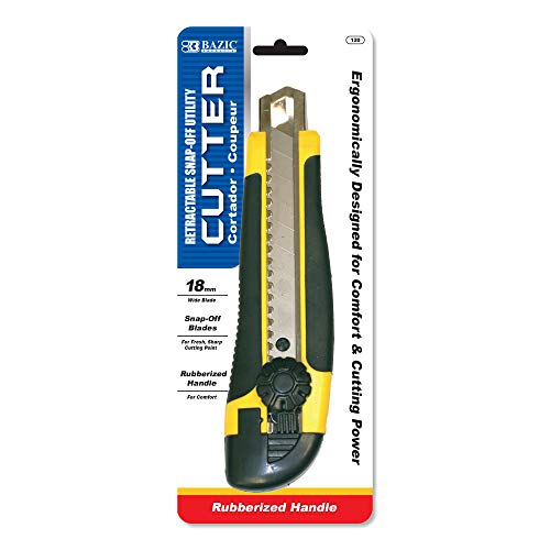 BAZIC Products 18 mm Utility Knife, 24-Box