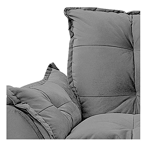 Poltrona Cadeira Decorativa Opala Corano Cinza Pés Palito para Recepção Sala de Estar Consultório Es