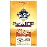 Nature’s Recipe Small Bites Dry Dog Food, Chicken & Rice Recipe, 4 Pound Bag