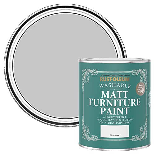 Rust-Oleum Off White Furniture & Skirting Board Paint in Matt Finish - Moonstone 750ml